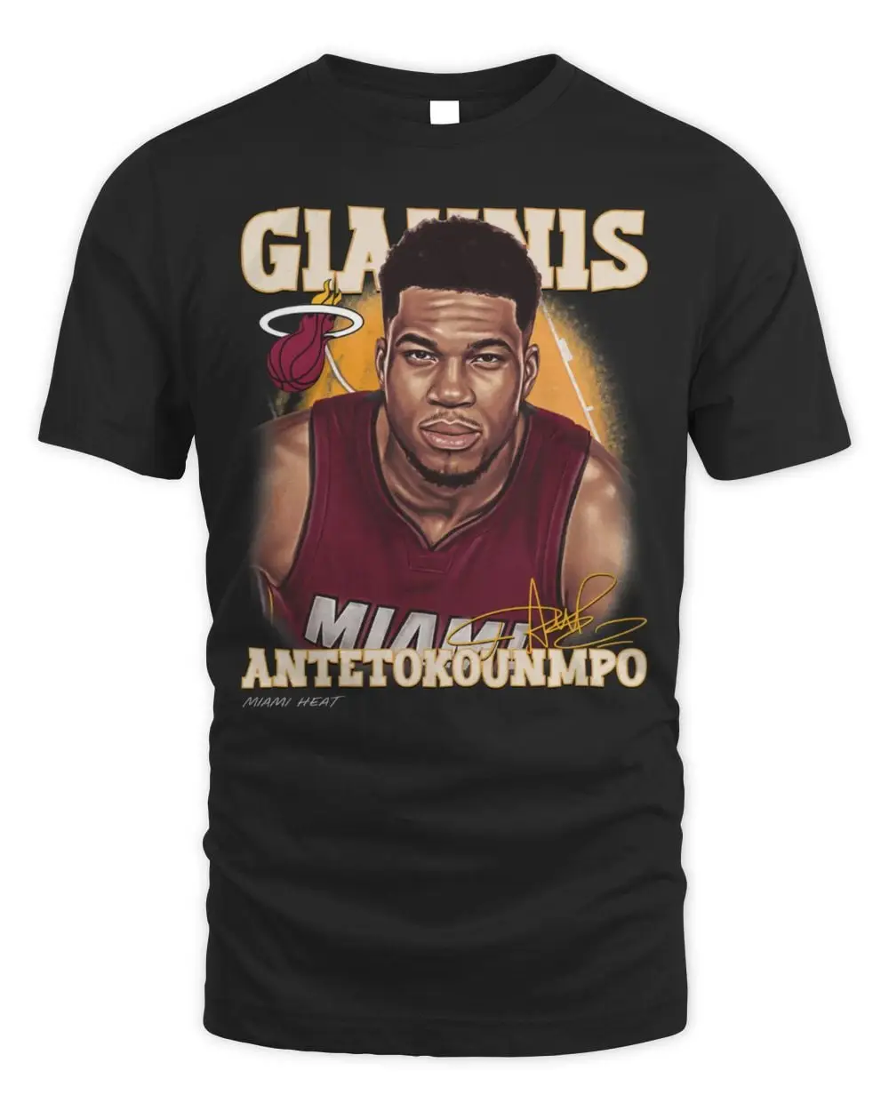 Giannis Antetokounmpo Miami Heat Airbrush Hoodie