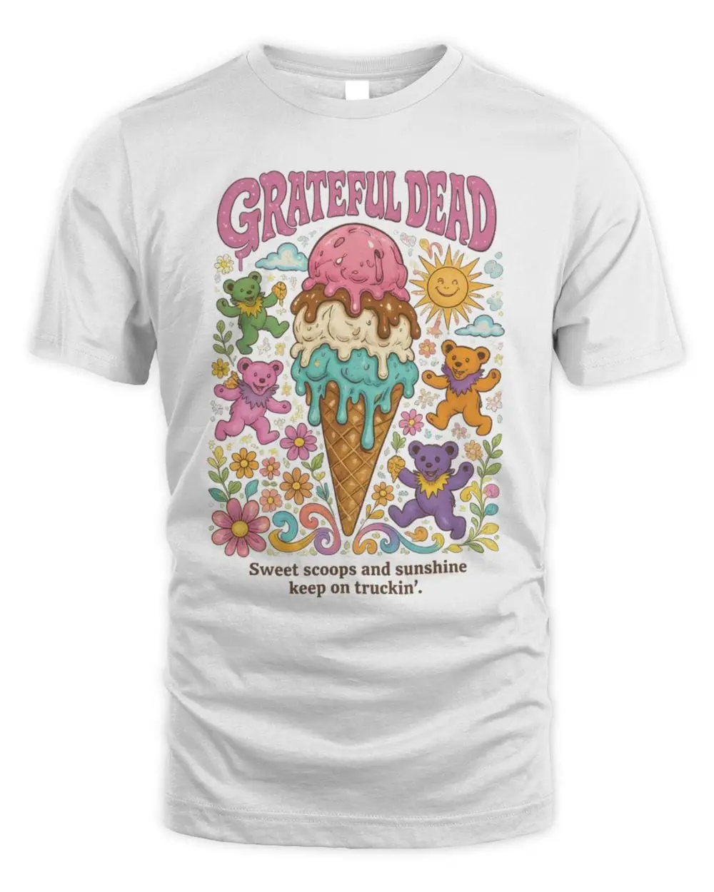 Grateful Dead Dancing Bears T-Shirt Hoodie