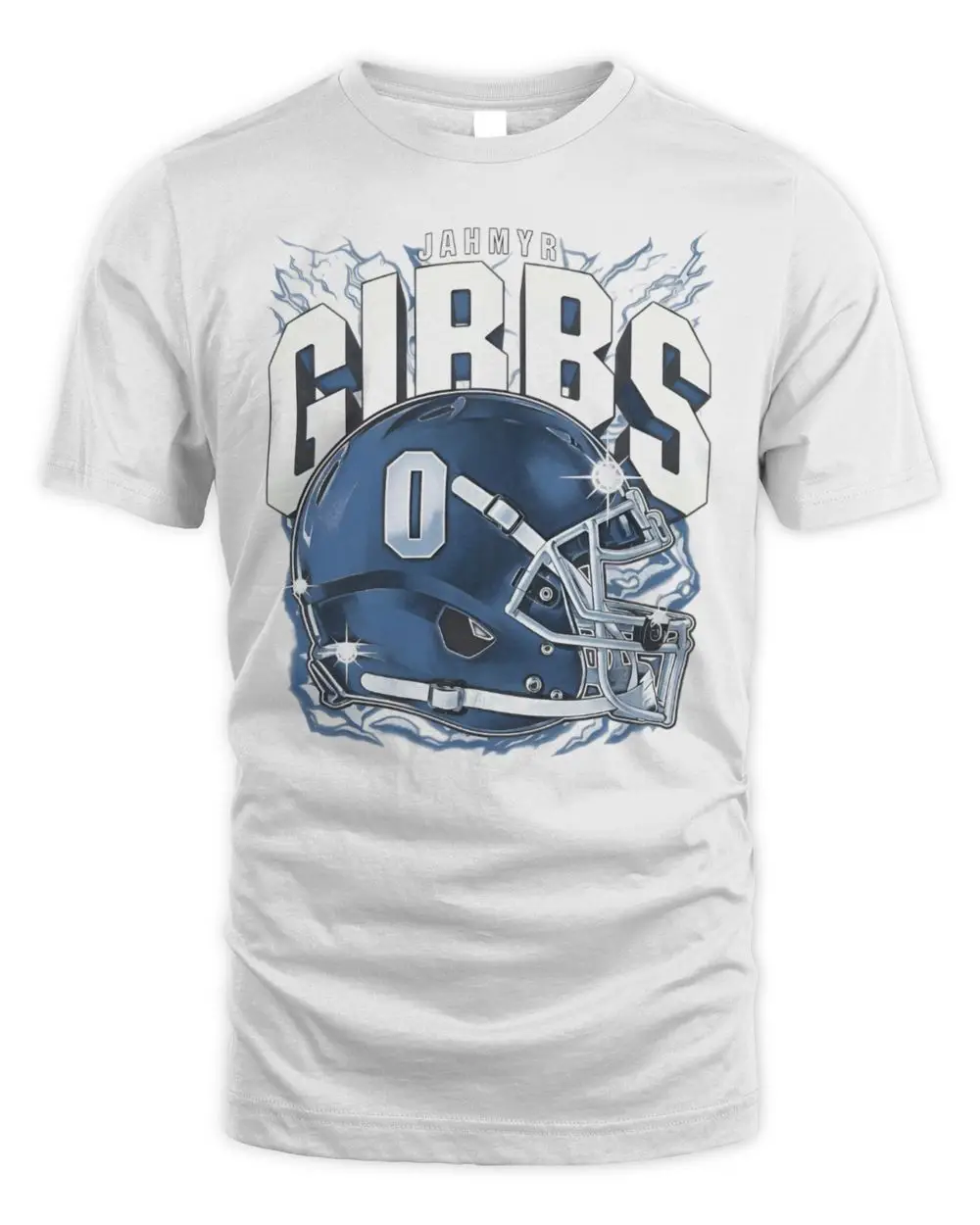 Jahmyr Gibbs Detroit Retro Helmet Hoodie