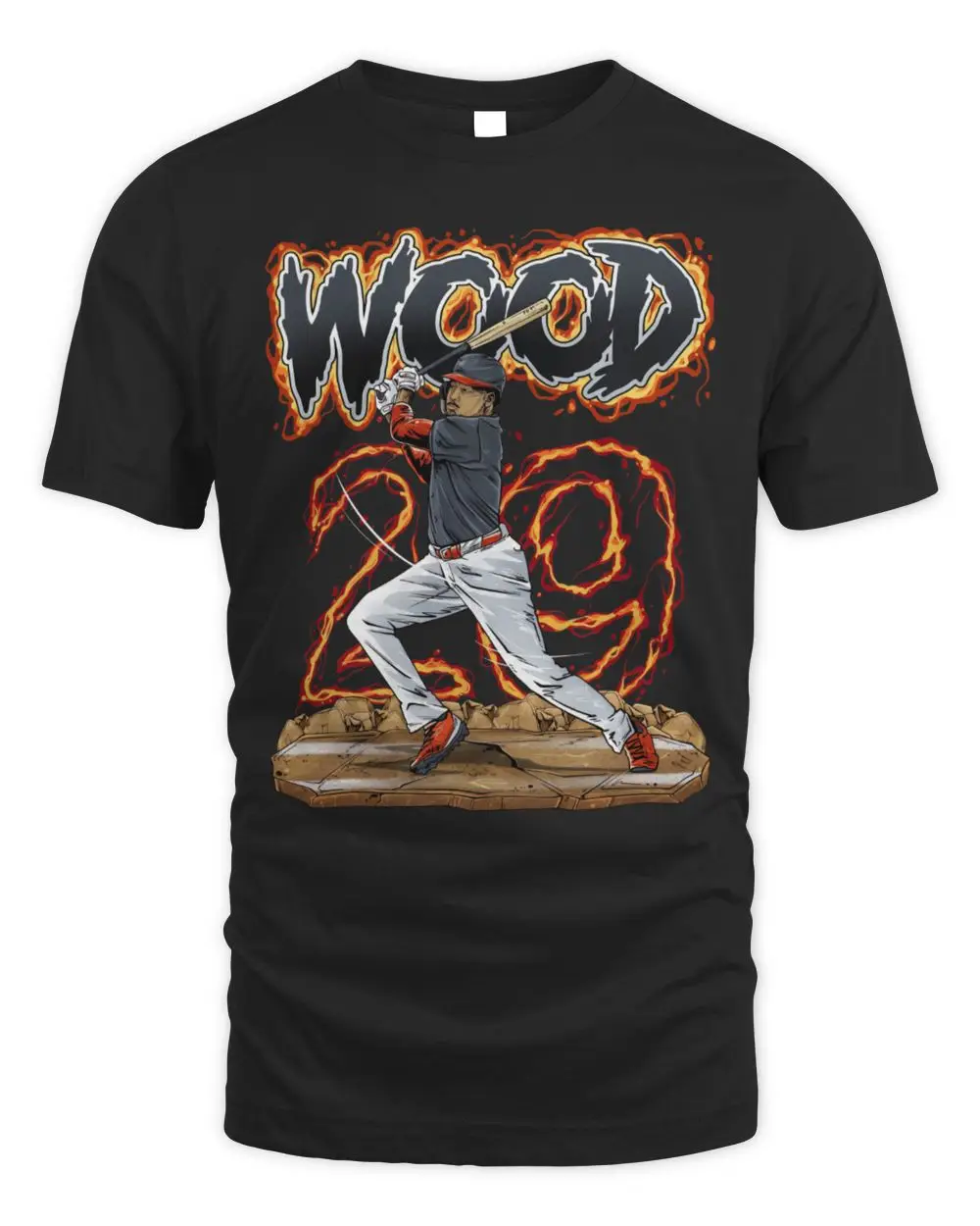 James Wood V2 Limited Edition MLB Player Graphic T-Shirt