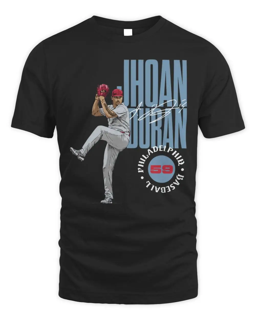 Jhoan Duran Philadelphia Stamp T Shirt