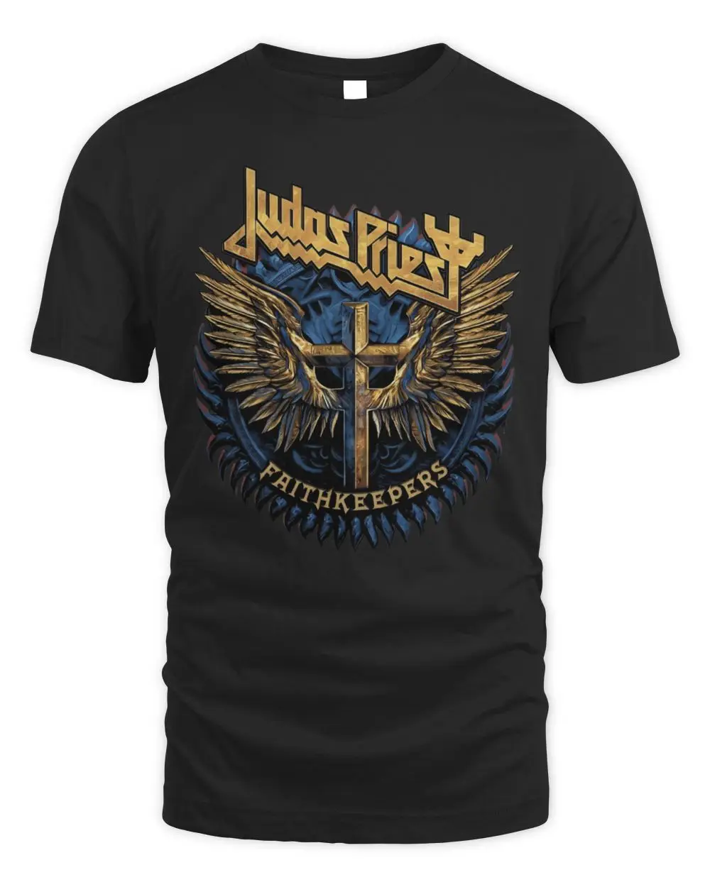 Judas Priest Official Merch Faithkeepers Gold Wings Itin Hoodie