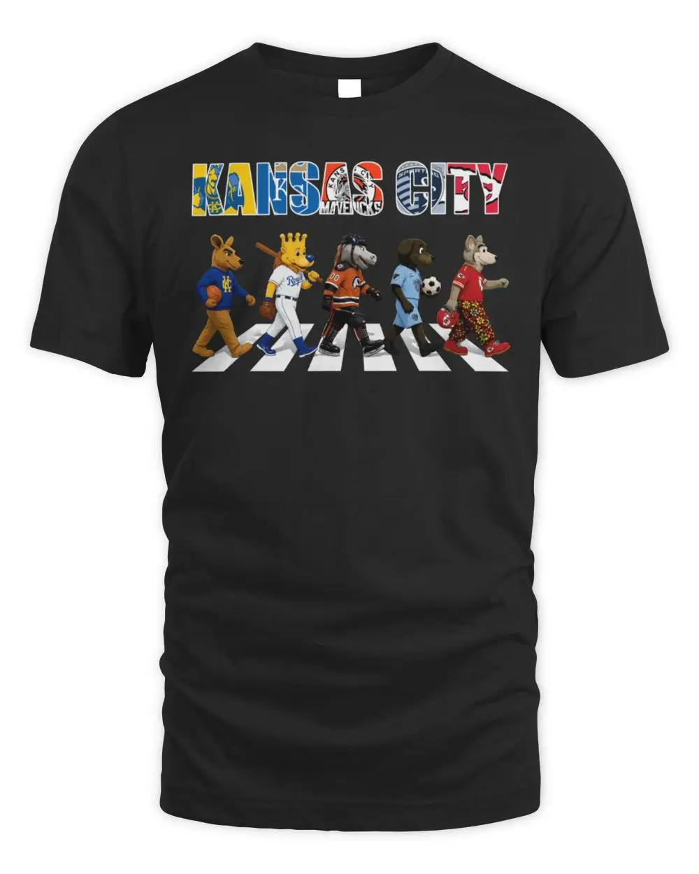 Kansas City Sports Team Mascots Abbey Road Season Hoodie