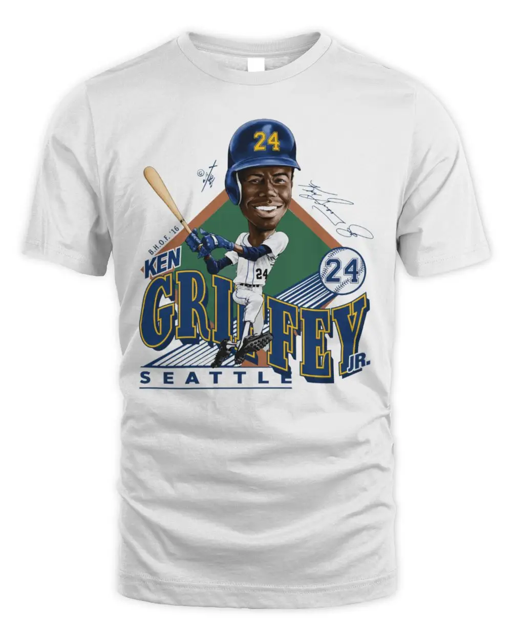 Ken Griffey Jr Seattle Bruce Stark Collection Field T Shirt