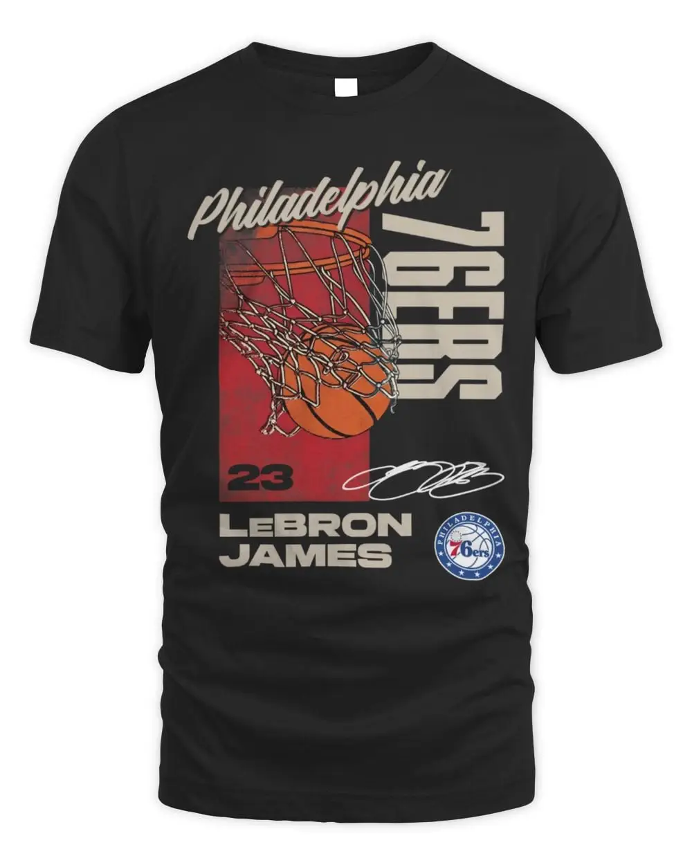 LeBron James Philadelphia 76ers All Net Hoodie