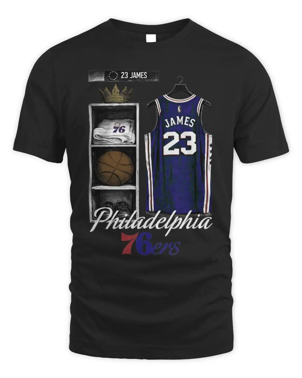 LeBron James Philadelphia 76ers Locker Room Hoodie