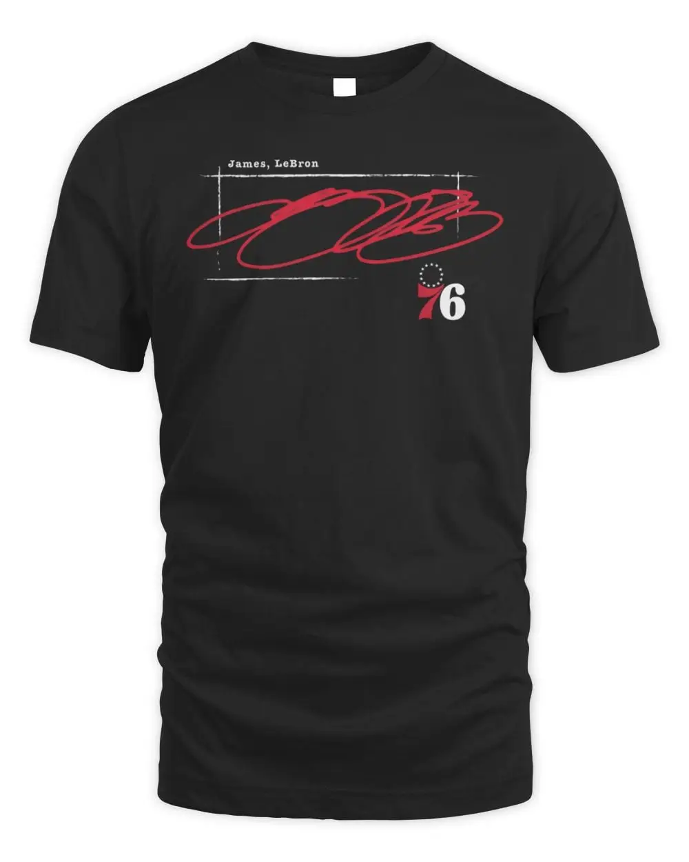 LeBron James Philadelphia 76ers Signature T Shirt