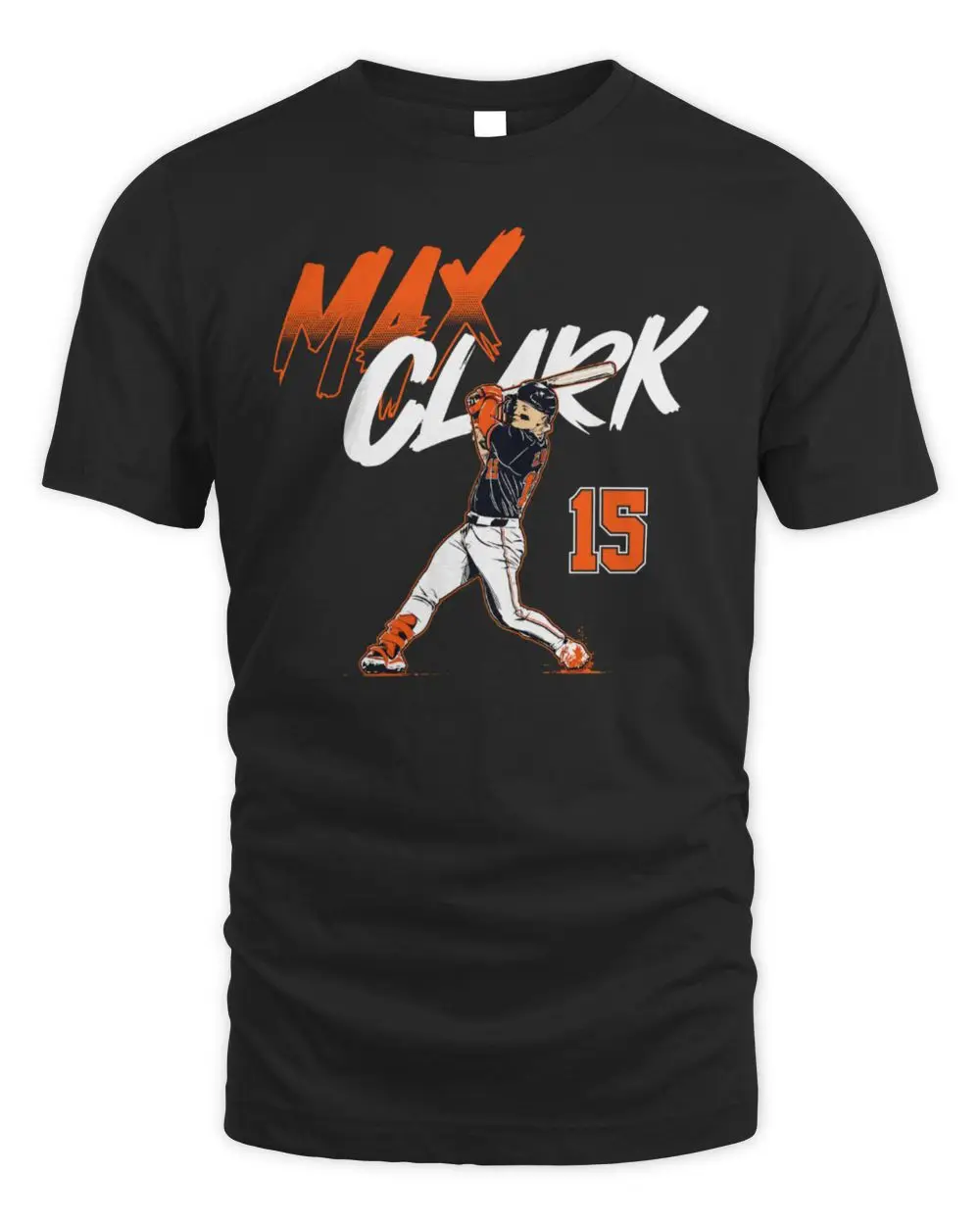 Max Clark Slugger Swing Number T Shirt