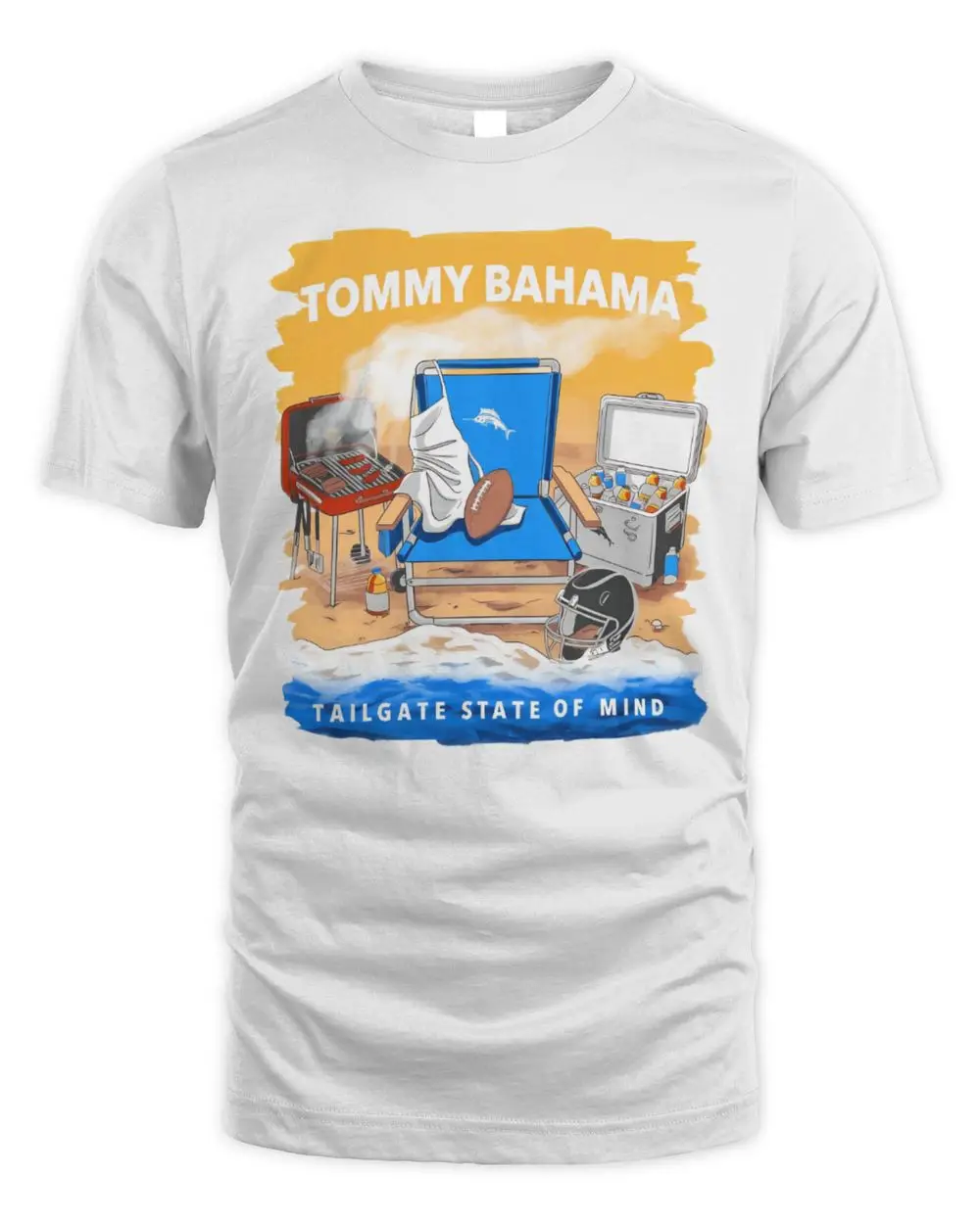 Miami Dolphins Tommy Bahama Tailgate State of Mind T-Shirt