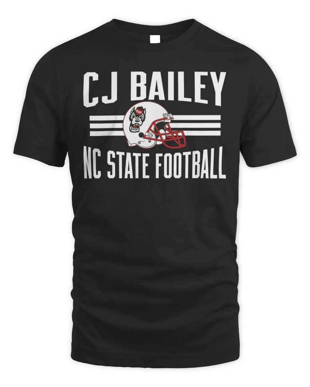 NC State Football CJ Bailey Helmet Hero Hoodie NC State Football CJ Bailey Helmet Hero Hoodie