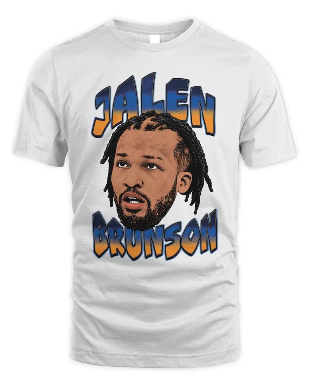 New York Knicks Jalen Brunson Big Face Caricature Mitchell & Ness Hoodie