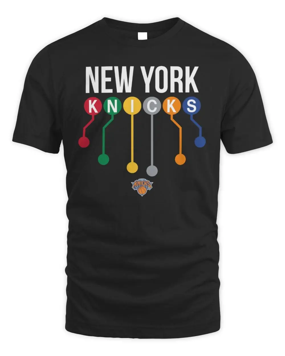 New York Knicks Stadium Essentials Subway Lines T-Shirt