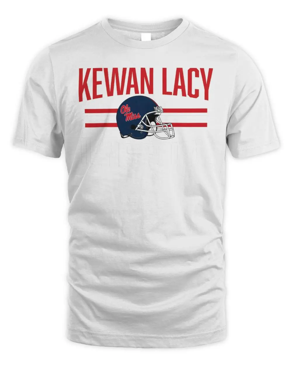 Ole Miss Football Kewan Lacy Helmet Hero Hoodie
