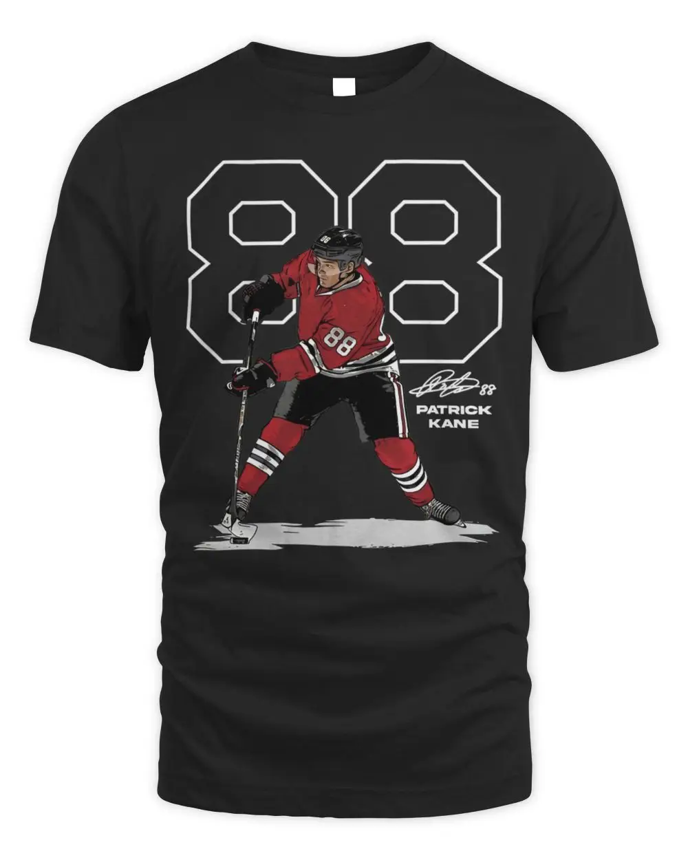 Patrick Kane Chicago Outline T Shirt