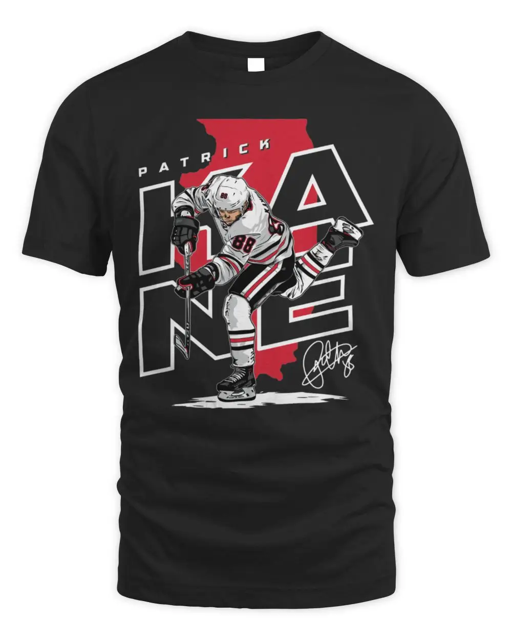 Patrick Kane Chicago Player Map T Shirt Hoodie