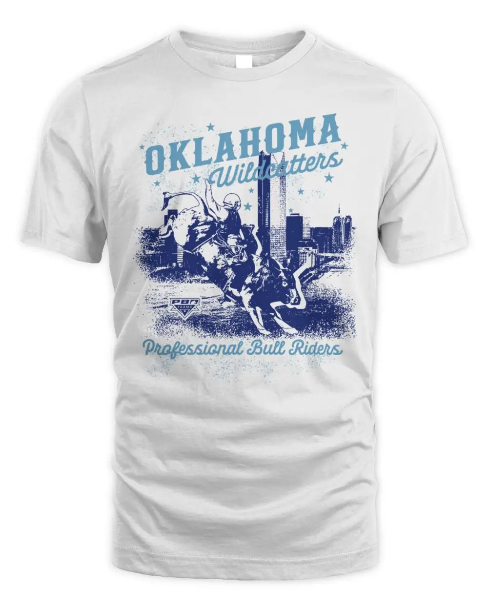 PBR Shop Oklahoma Wildcatters OKC Skyline T-Shirt