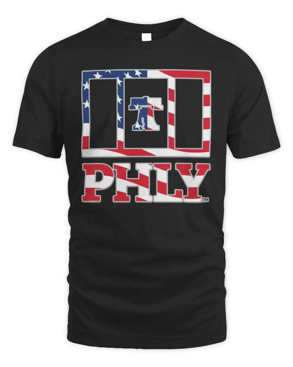 PHLY USA Flag Stack T Shirt PHLY USA Flag Stack T Shirt