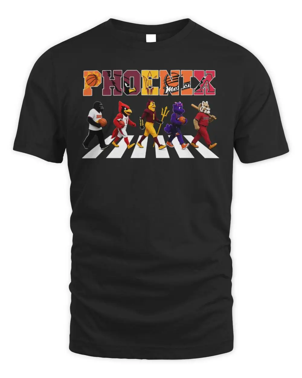 Phoenix Sports Team Mascots Abbey Road Graphic Hoodie
