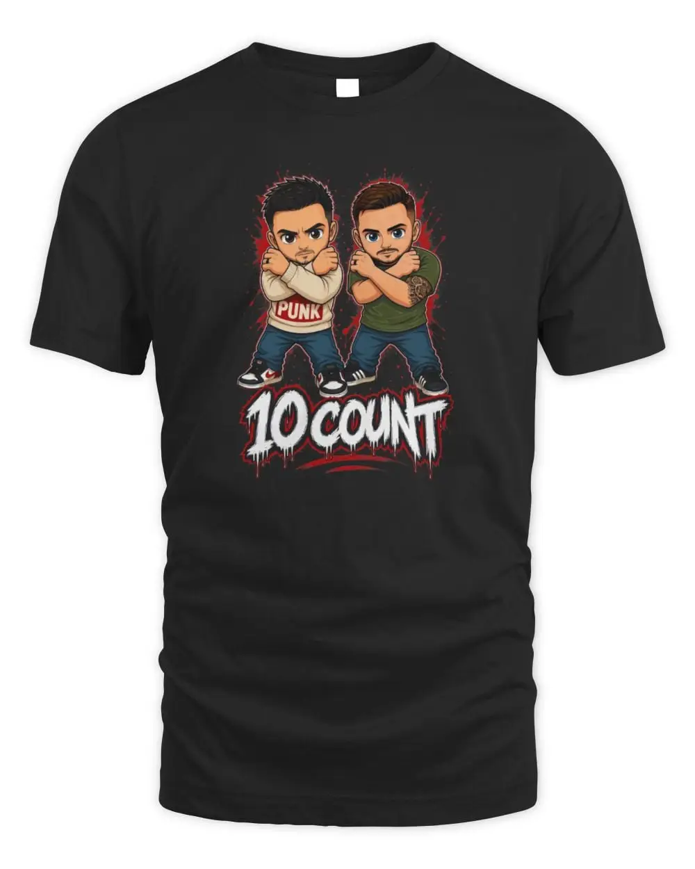 Pro Wrestling Tees Two Words 10 Count Hoodie