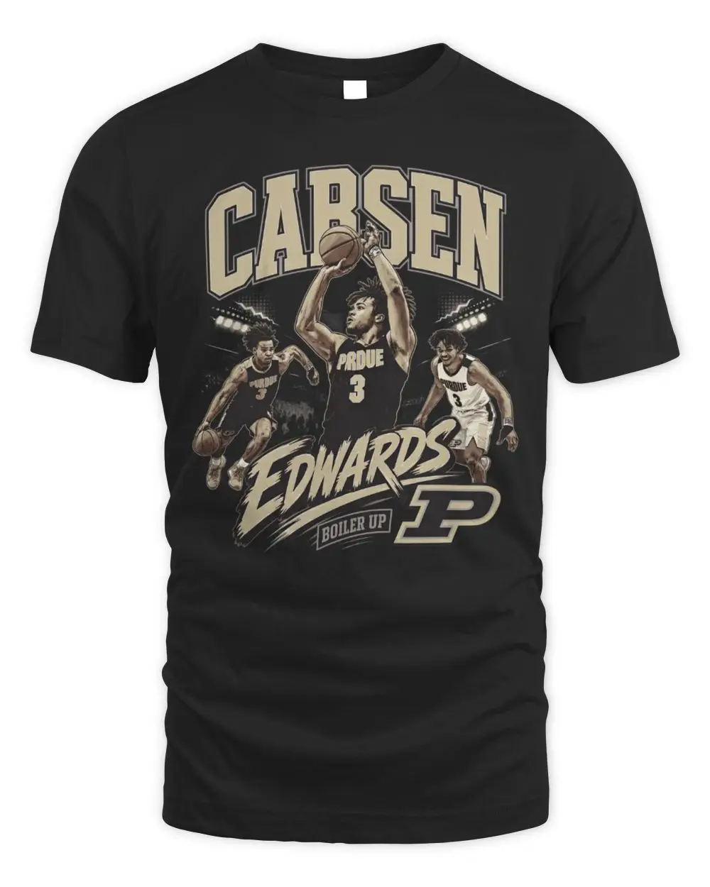 Purdue Carsen Edwards Electric T Shirt Hoodie