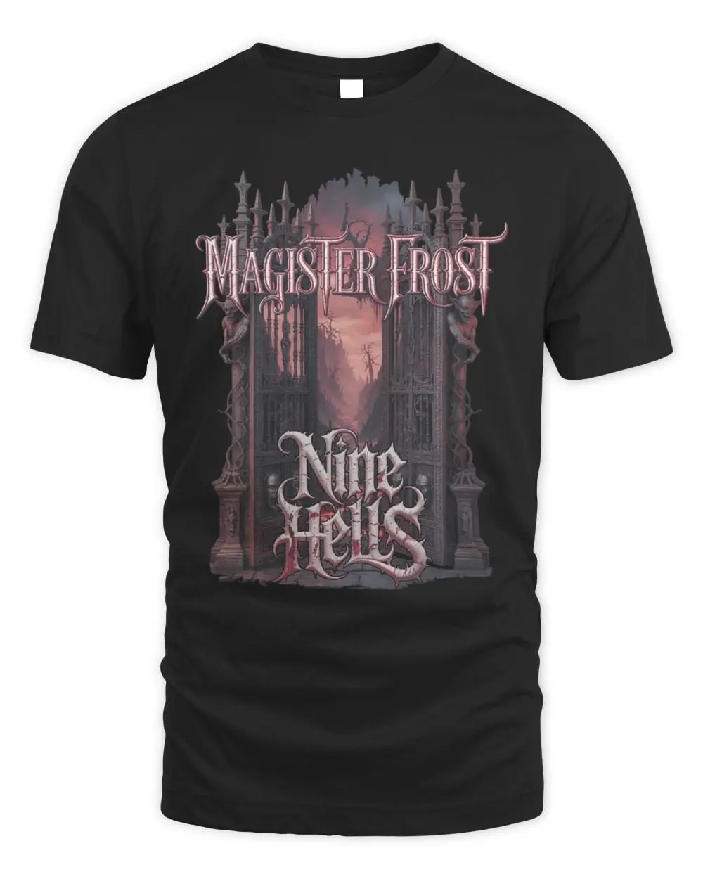 Satanme Merch Magister Frost Gate Nine Hells Hoodie