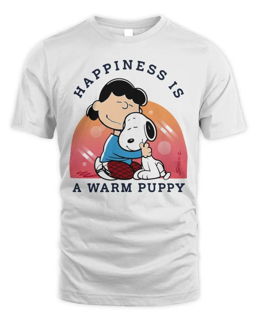 Snoopy and Lucy Van Pelt Happiness Is A Warm Puppy Hoodie