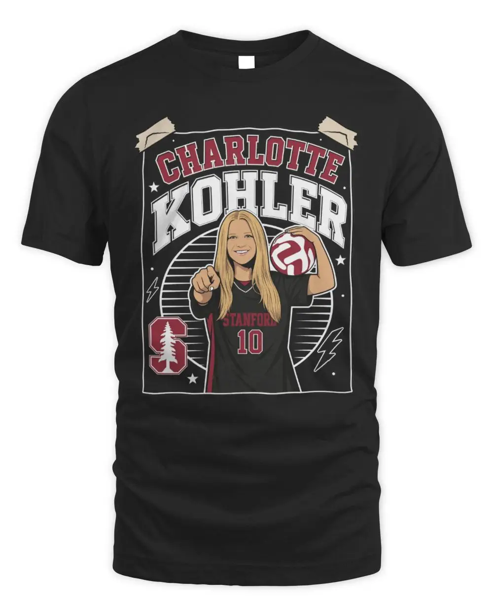 Stanford Charlotte Kohler Flyer T Shirt