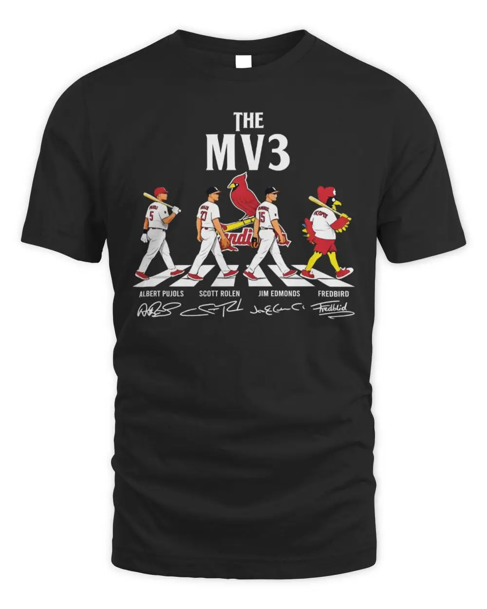 The Mv3 St Louis Cardinals Baseball Abbey Road Signature Hoodie