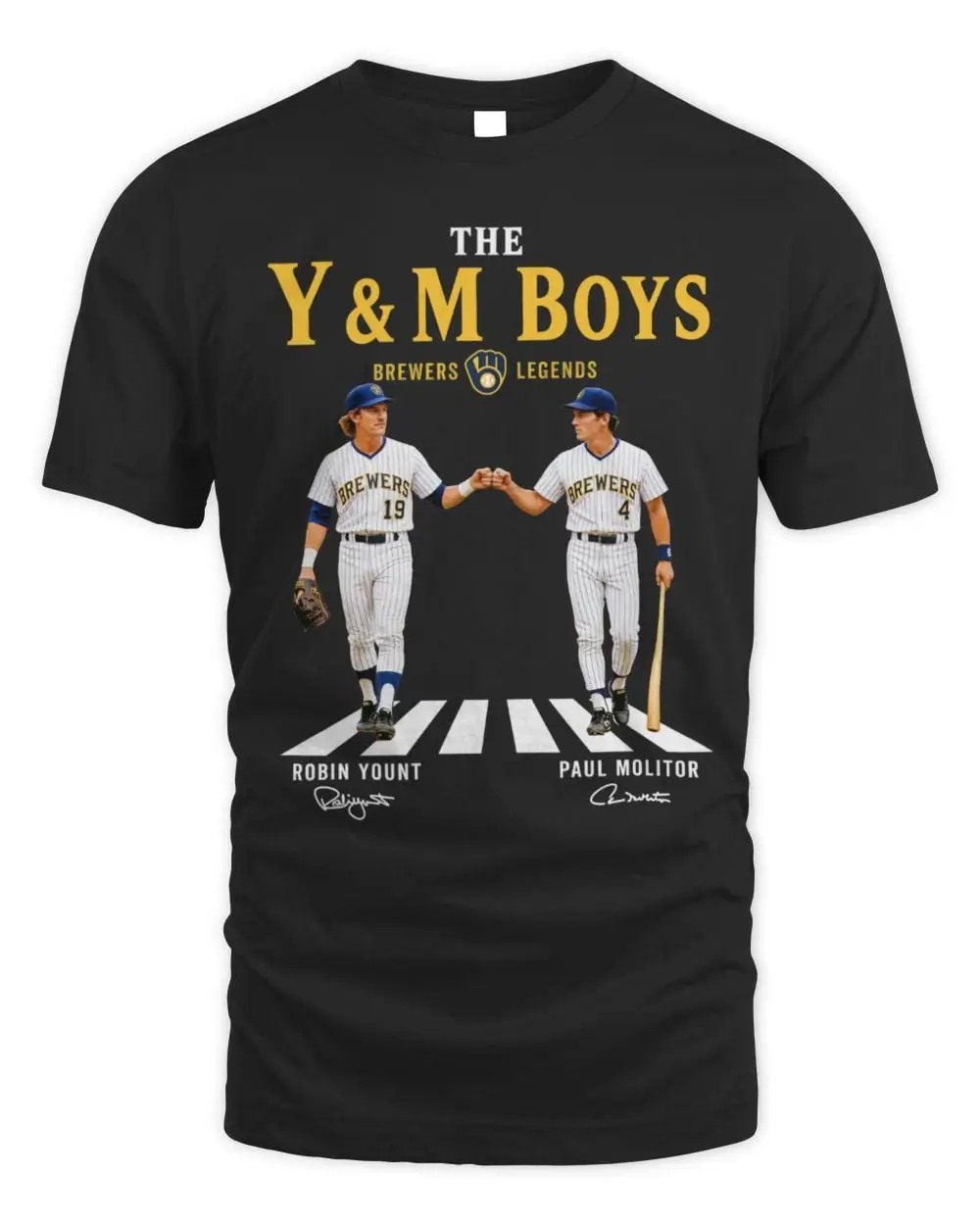 The Y&M Boys Brewers Legends Robin Yount Paul Molitor MLB Hoodie