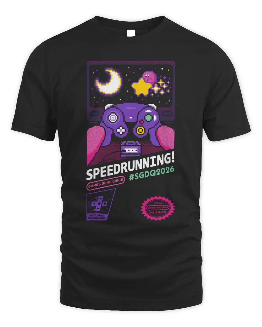 The Yetee Speedrunning SGDQ 2026 T Shirt
