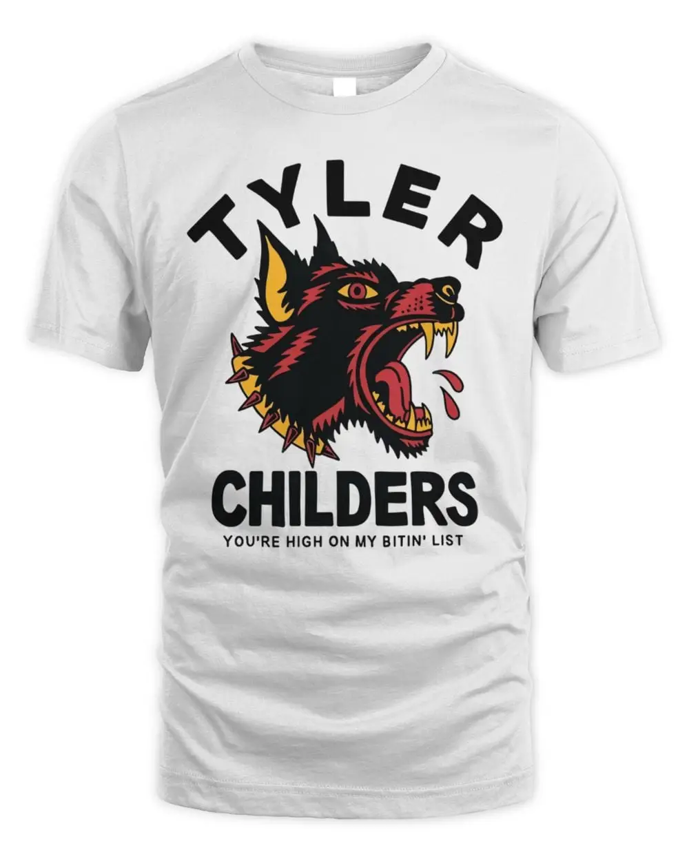 Tyler Childers Spike Collar Bitin List T-Shirt