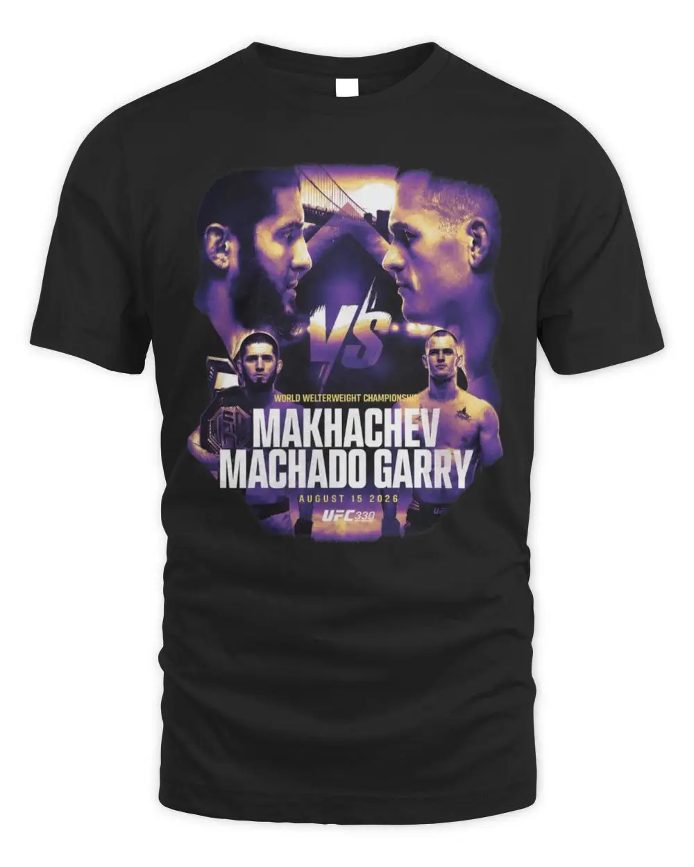 UFC 330 Makhachev Vs Machado Match Up Hoodie