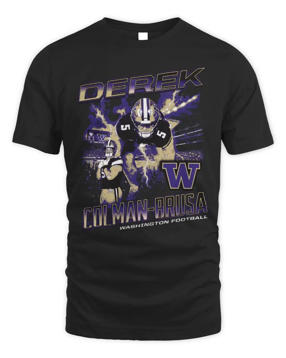 Washington Football Derek Colman-Brusa Electric T Shirt