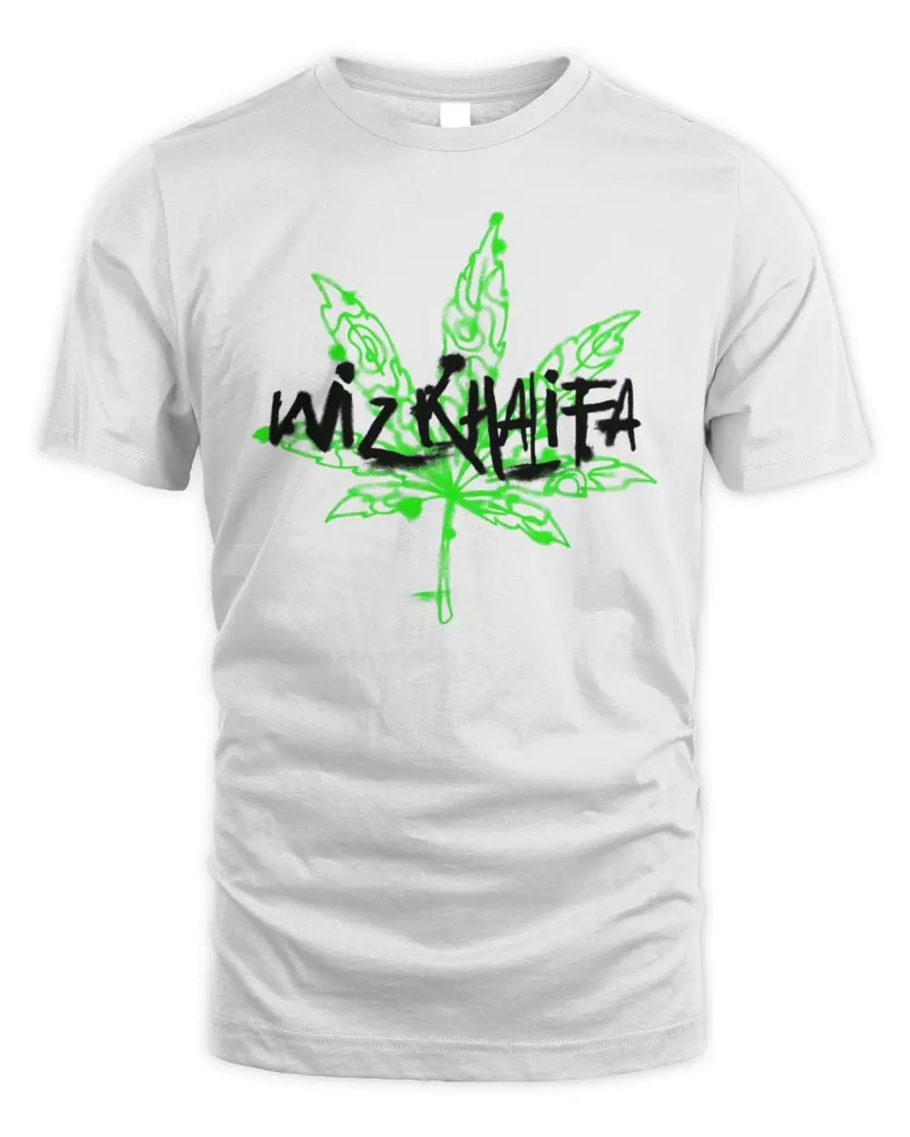 Wiz Khalifa Merch Wiz Khalifa Graffiti Leaf Hoodie