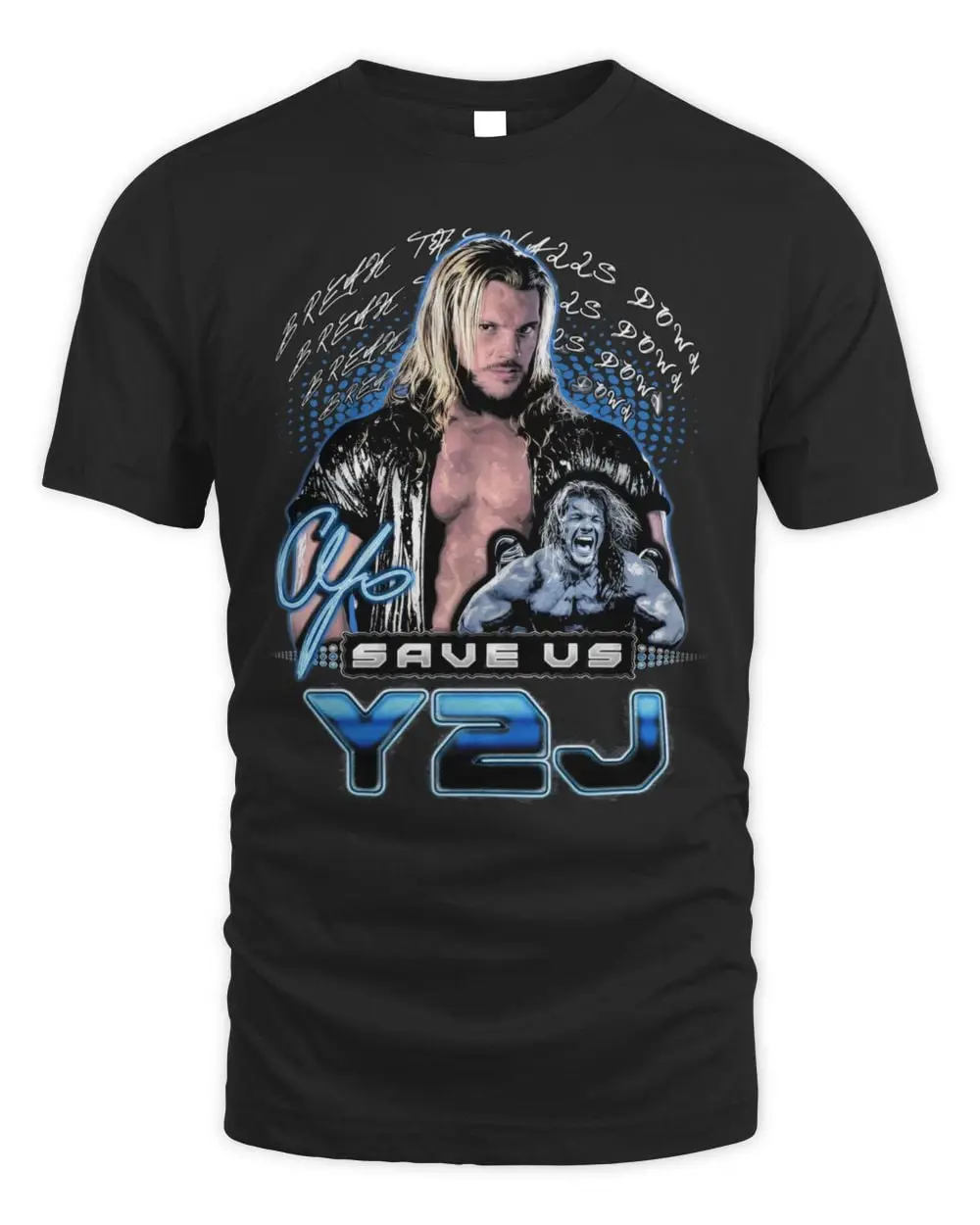WWE Chris Jericho Break The Walls Down Save Us Y2J Hoodie