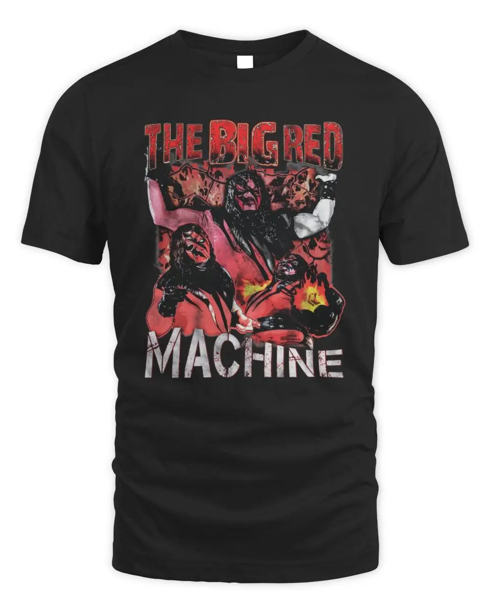 WWE Kane The Big Red Machine Retro Wrestling Rap T Shirt