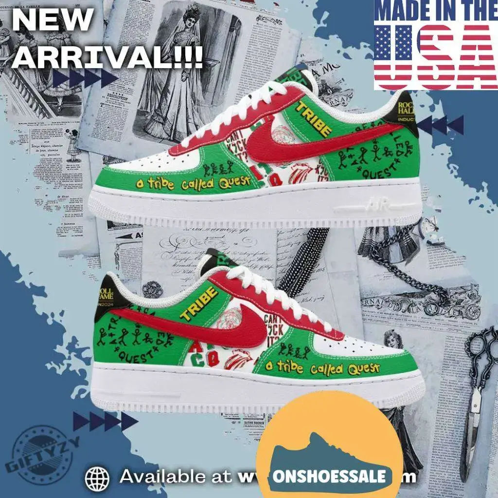 A Tribe Called Quest Rock And Roll Music Hall Of Fame Introduction Air Force 1 Shoes, Gifts for Fans - Best Gift Shoes