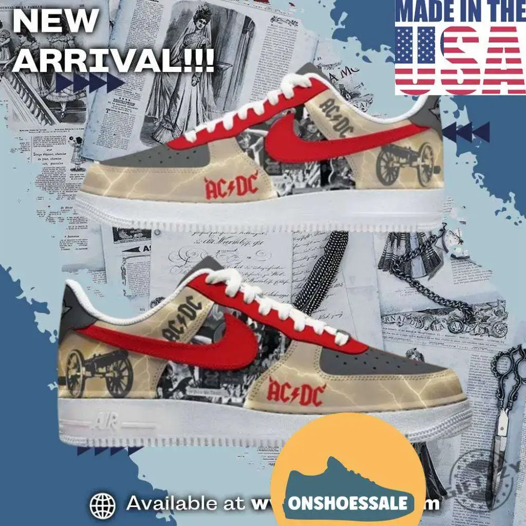 Acdc For Those About To Rock We Salute You Music Air Force 1 Shoes, Gifts for Fans - Best Gift Shoes