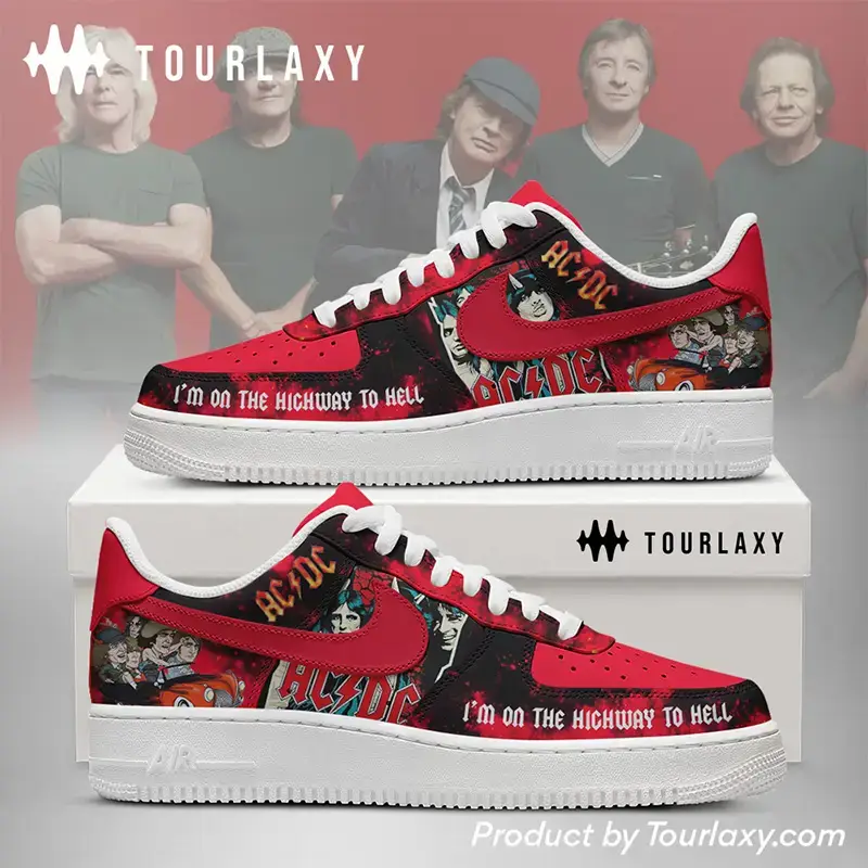 ACDC Rock Band V1 Air Force 1 Shoes  