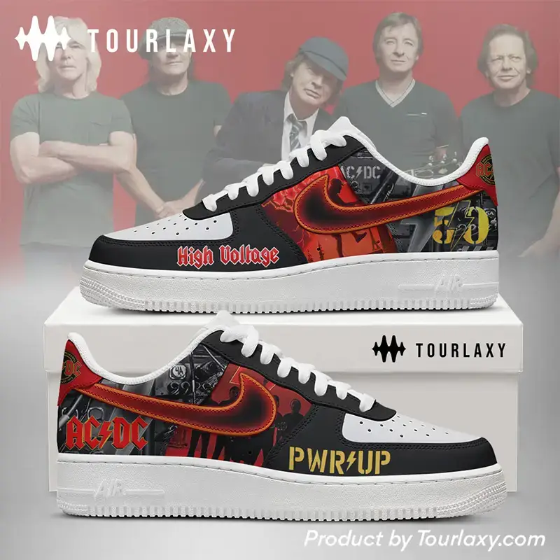 ACDC Rock Band V2 Air Force 1 Shoes  
