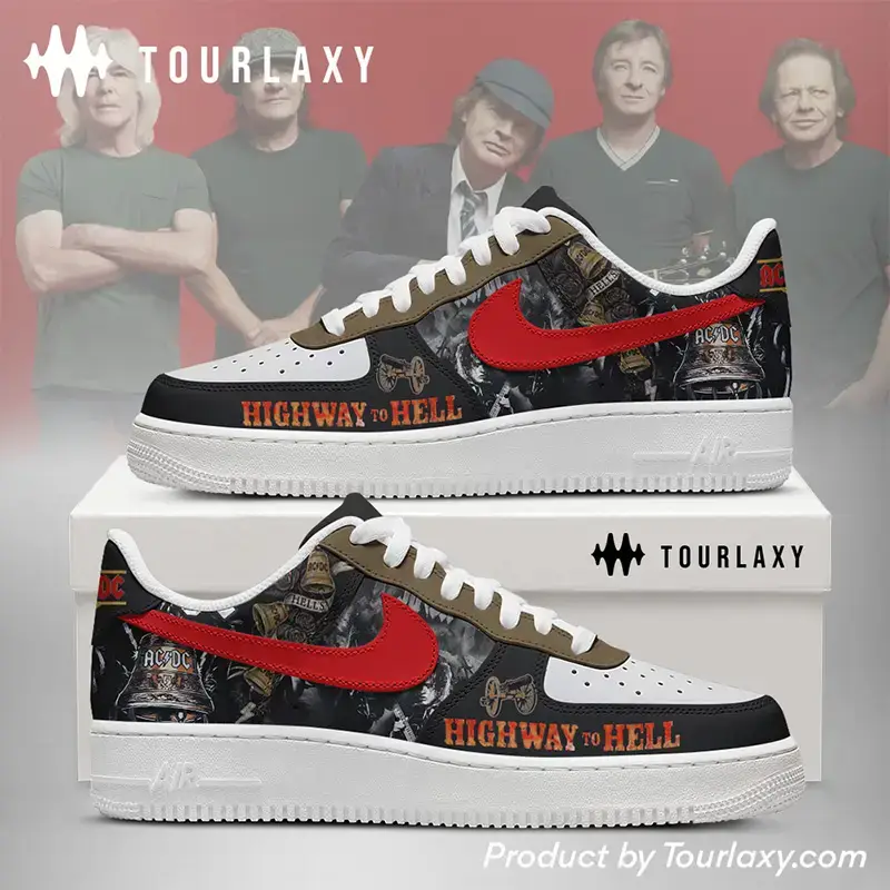ACDC Rock Band V4 Air Force 1 Shoes  