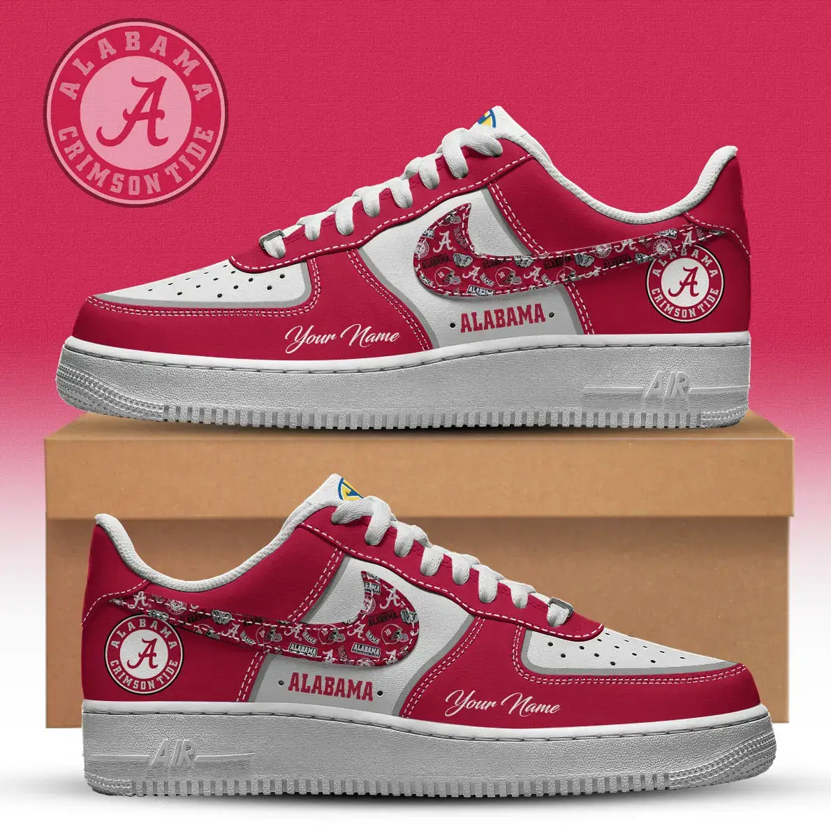 Alabama Special Air Force 1 Limited Edition Shoes | WT43