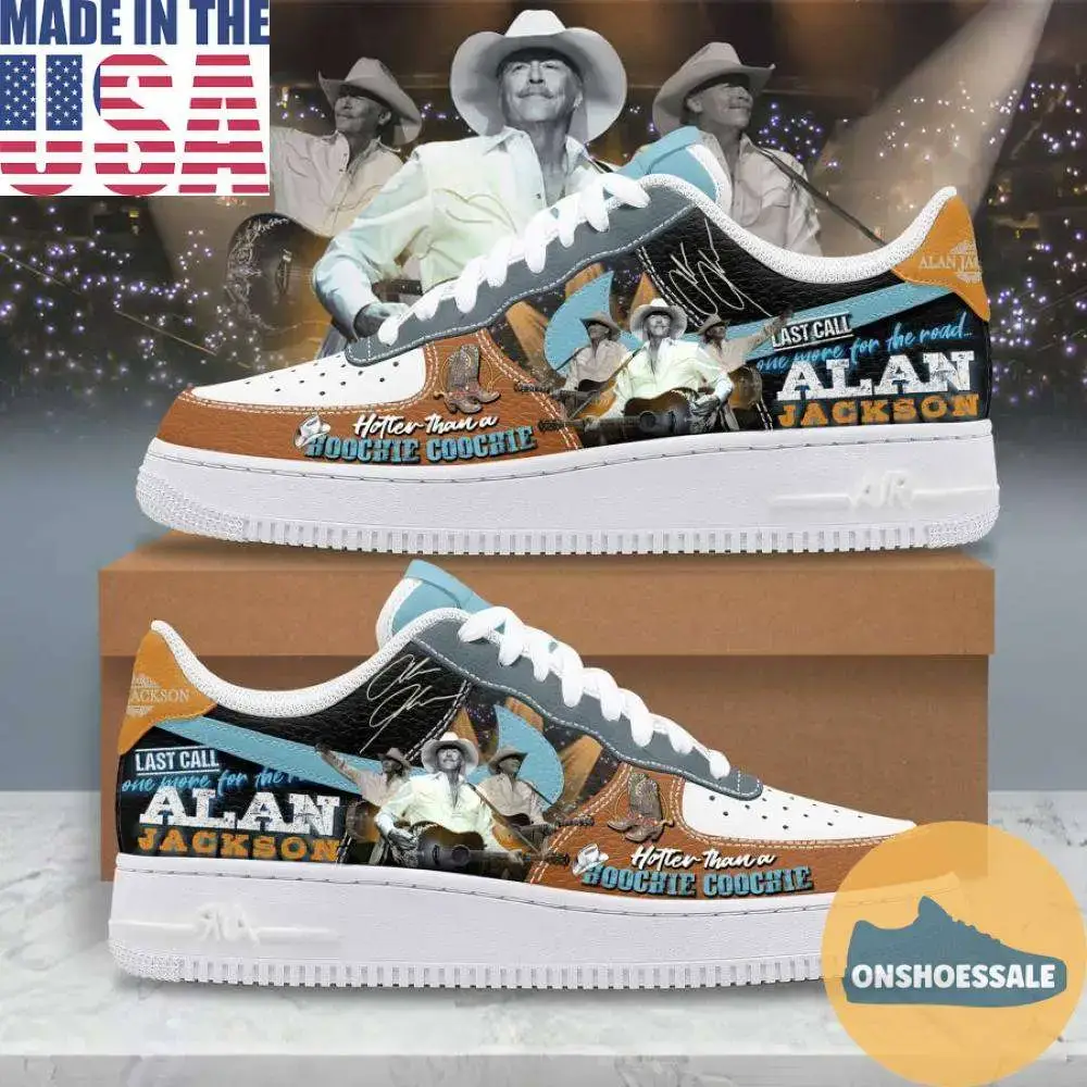 Alan Jackson Air Force Shoes, Gift For Fans - Best Gift Shoes