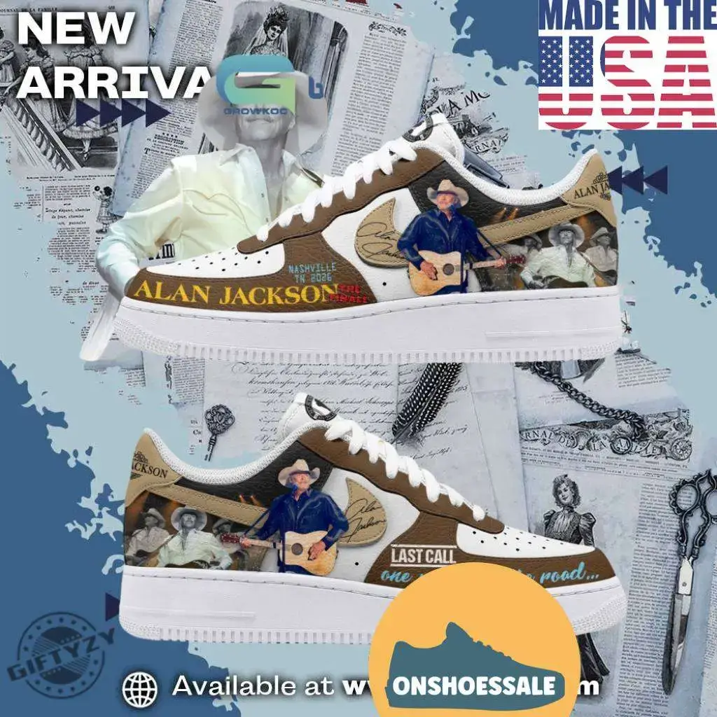 Alan Jackson Nashville Tn 2026 Music Air Force 1 Shoes, Gifts for Fans - Best Gift Shoes