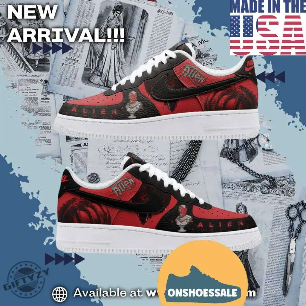 Alien Movie Romulus Facehugger Xenomorph Air Force 1 Shoes, Gifts for Fans - Best Gift Shoes