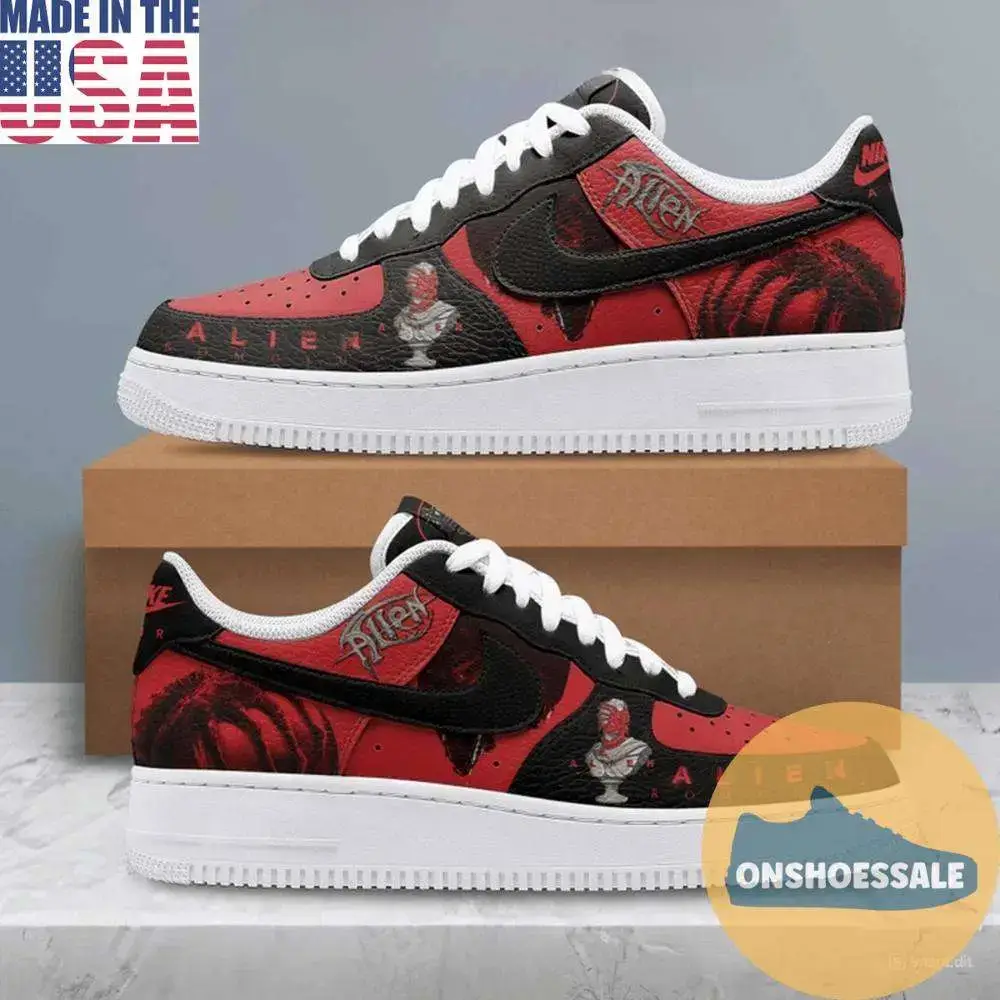 Alien Romulus Facehugger Xenomorph Air Force 1 Shoes, Gift For Fans - Best Gift Shoes