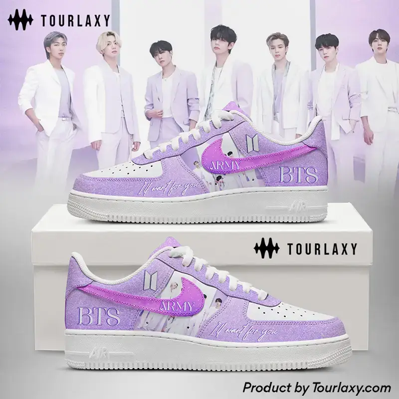ARMY BTS Air Force 1 Shoes 