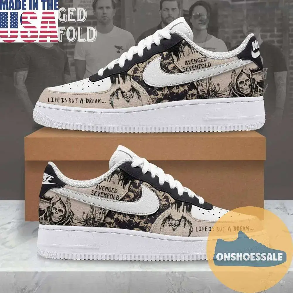Avenged Sevenfold Life is But a Dream Air Force 1 Shoes, Gift For Fans - Best Gift Shoes