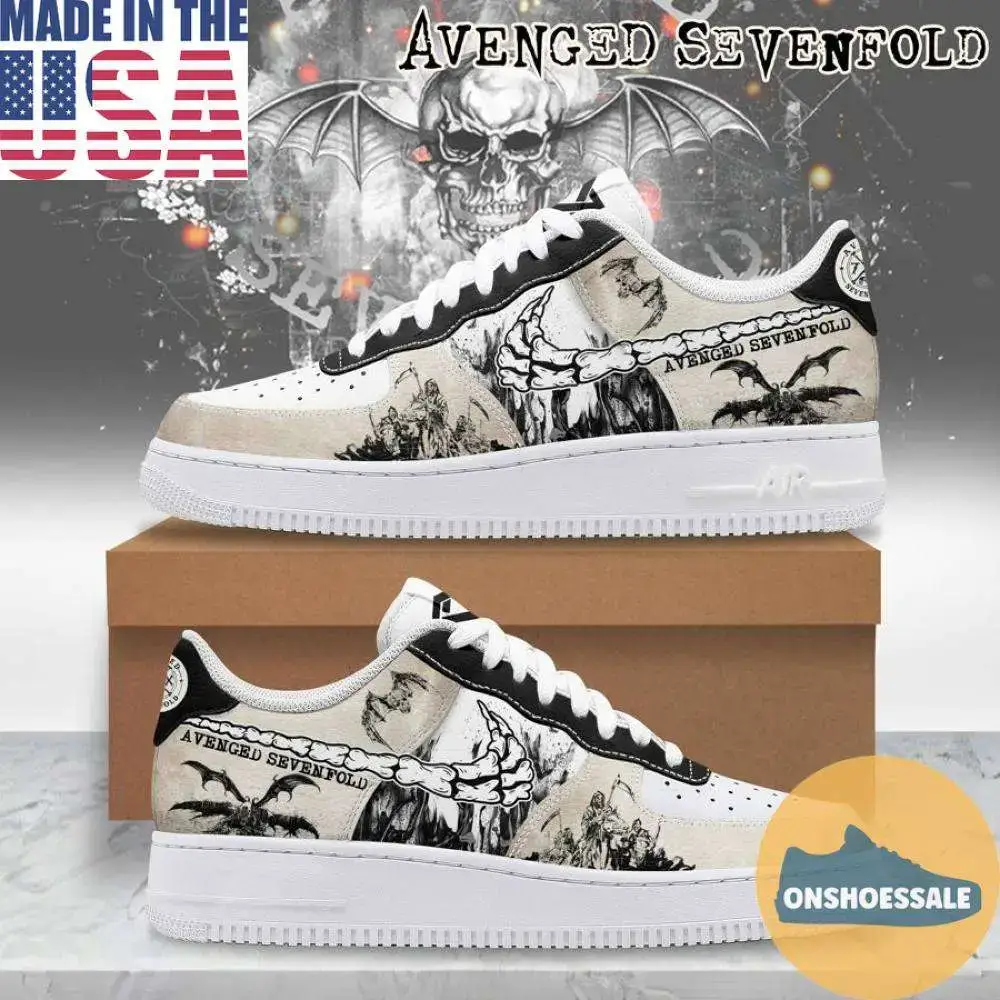 Avenged Sevenfold Nike Air Force 1 Shoes, Gift For Fans - Best Gift Shoes