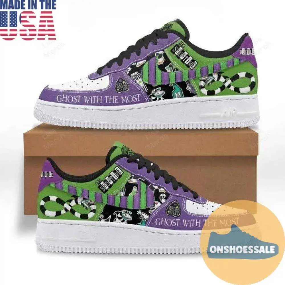 Beetlejuice Ghost With The Most Part 2 Air Force 1 Shoes, Gift For Fans - Best Gift Shoes